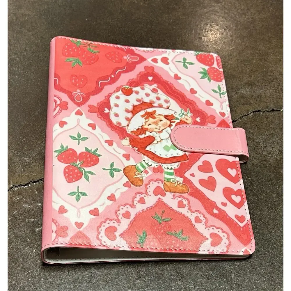 Strawberry Shortcake A5 Binder w/ Printed Stationery paper & Tote